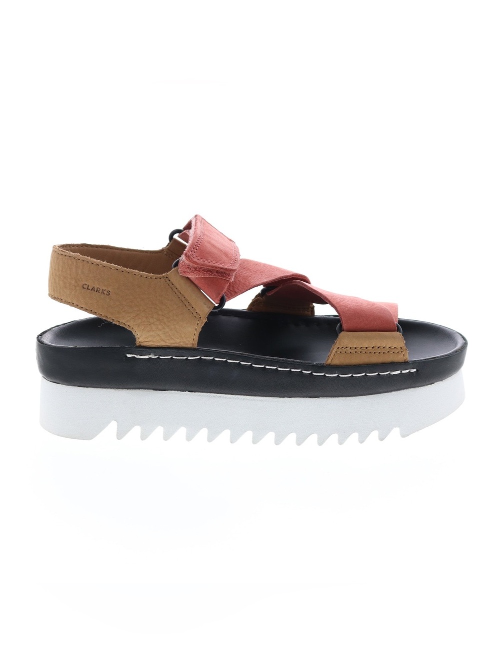 Clarks Ranger Elevated Womens Brown Red Slingback Sandals Shoes sz 9 - Picture 4 of 9